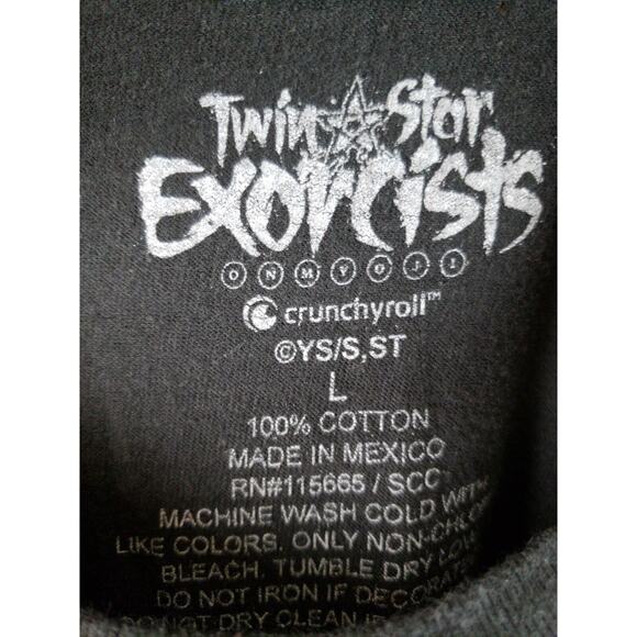 Crunchyroll Exclusive Twin Star Exorcists Anime Shirt Tshirt Size Large - Picture 5 of 5